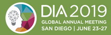 graphic for DIA 2019 Global Annual Meeting, San Diego June 23-27
