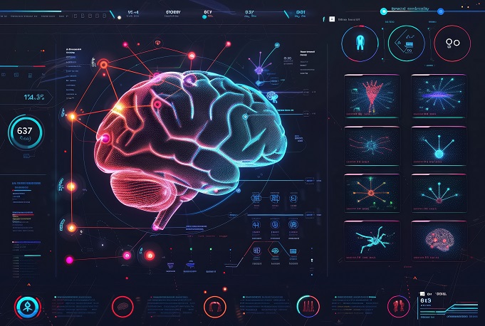 computer illustration of brain scan