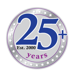 25 years plus badge
